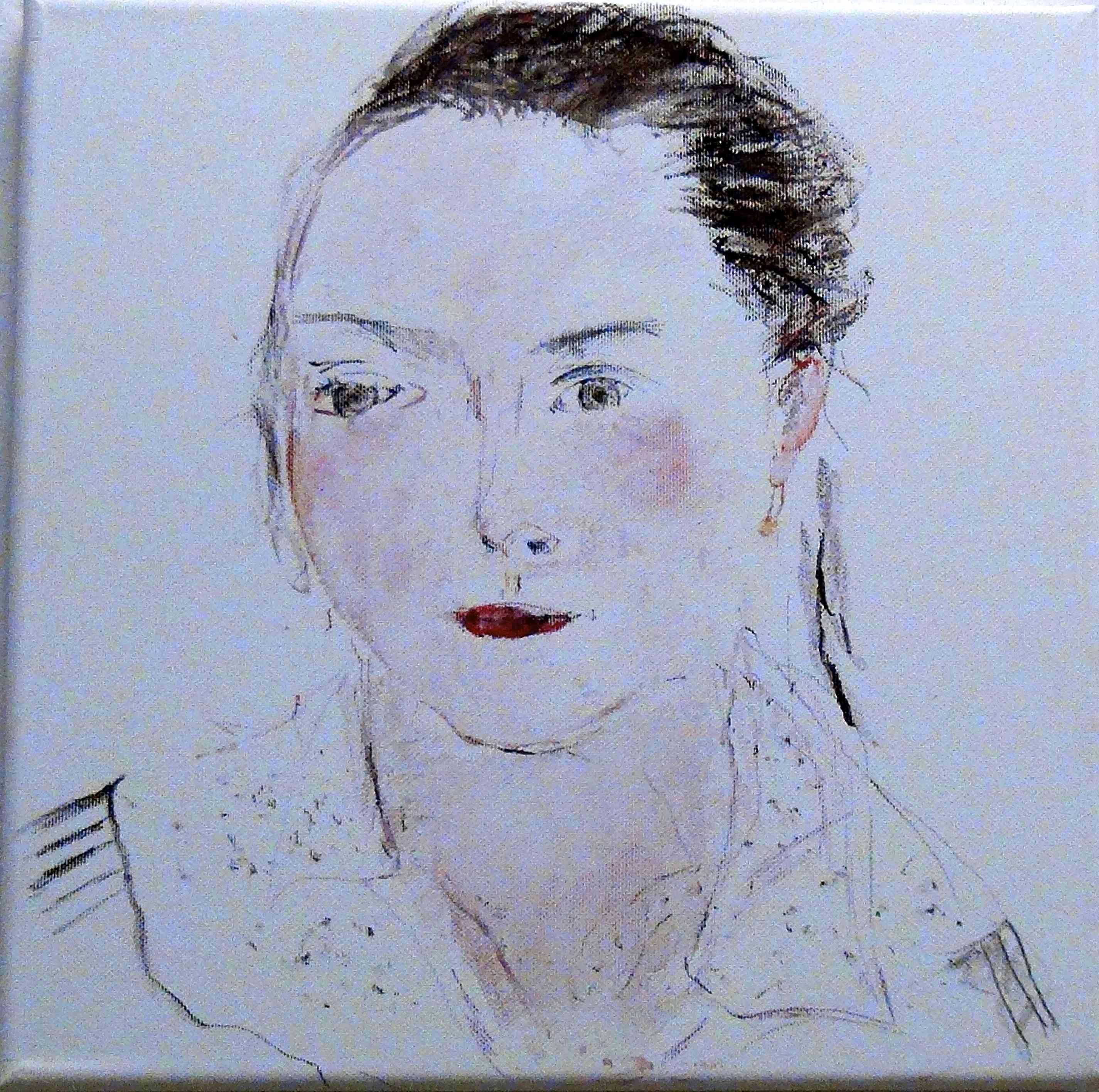 stundenbild olga, 30x30cm, divers, 2013